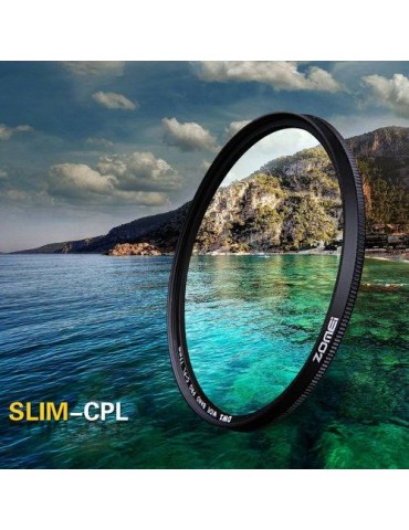 62mm Slim CPL Filter Circular Polarizing Filter Lens for Canon DSLR Camera