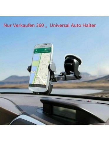 360° Universal KFZ Halterung Smartphone Handy Auto LKW PKW Halter Drehbar