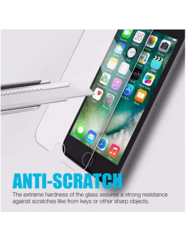 4 x Ultra Slim Tempered Glass Film Protector Shockproof Cover for IPhone i6p 6sp